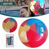 Светодиодные пляжные мячи, надувной светящийся шар, 16 цветов, 40 см, светящийся в темноте пляжный мяч с пультом дистанционного управления для детей и взрослых