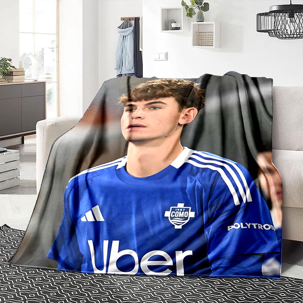 Player Field Blankets Flannel Printed Breathable Warm Throw Blanket for Home Office Bedspreads 0708a54