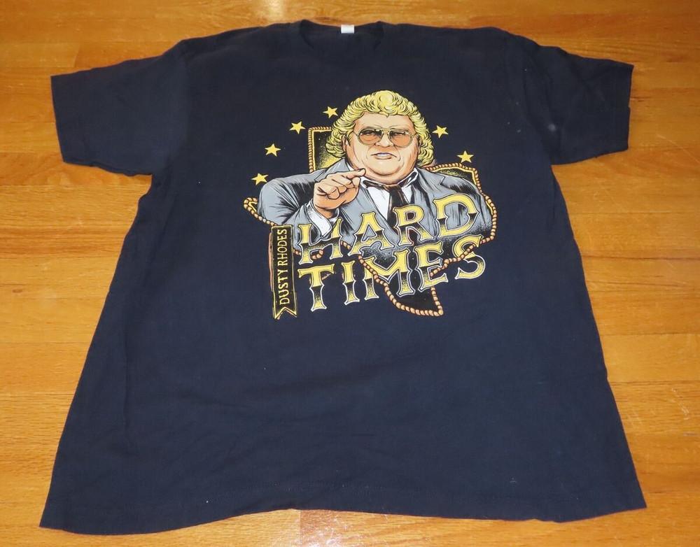 Новая популярная черная футболка Dusty Rhodes Хлопковая унисекс футболка полного размера