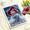 Disney Ариэль DIY Жемчужное Искусство Украшения Разработанные для Ариэль Ручная Работа Подарок Подходит для Декора Стен, Подходит как для Домашней, так и для Офисной Обстановки