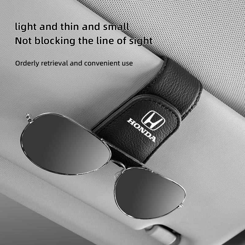 Car Glasses Storage Holder Auto Sun Visor Glasses Clip For Honda Civic Fit Jazz Accord Pilot CRV Odyssey Passport City Shuttle