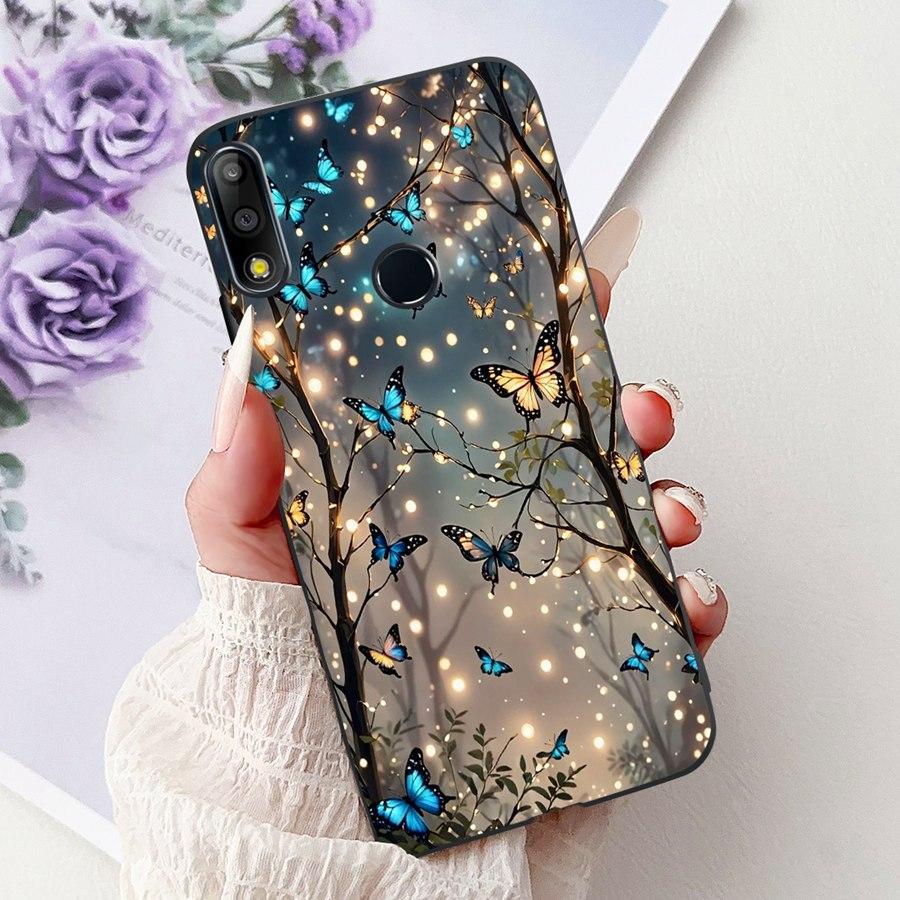Для Asus ZenFone Max Pro M2 ZB631KL Чехол Роскошная Расписная Крышка ТПУ Чехол для Телефона Для Asus Max M2 ZB633KL X01AD X01BD Задняя Крышка Capa