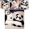 Adorable Reversible West Highland White Terrier Panda Plush Toy For Kids Birthday Gifts