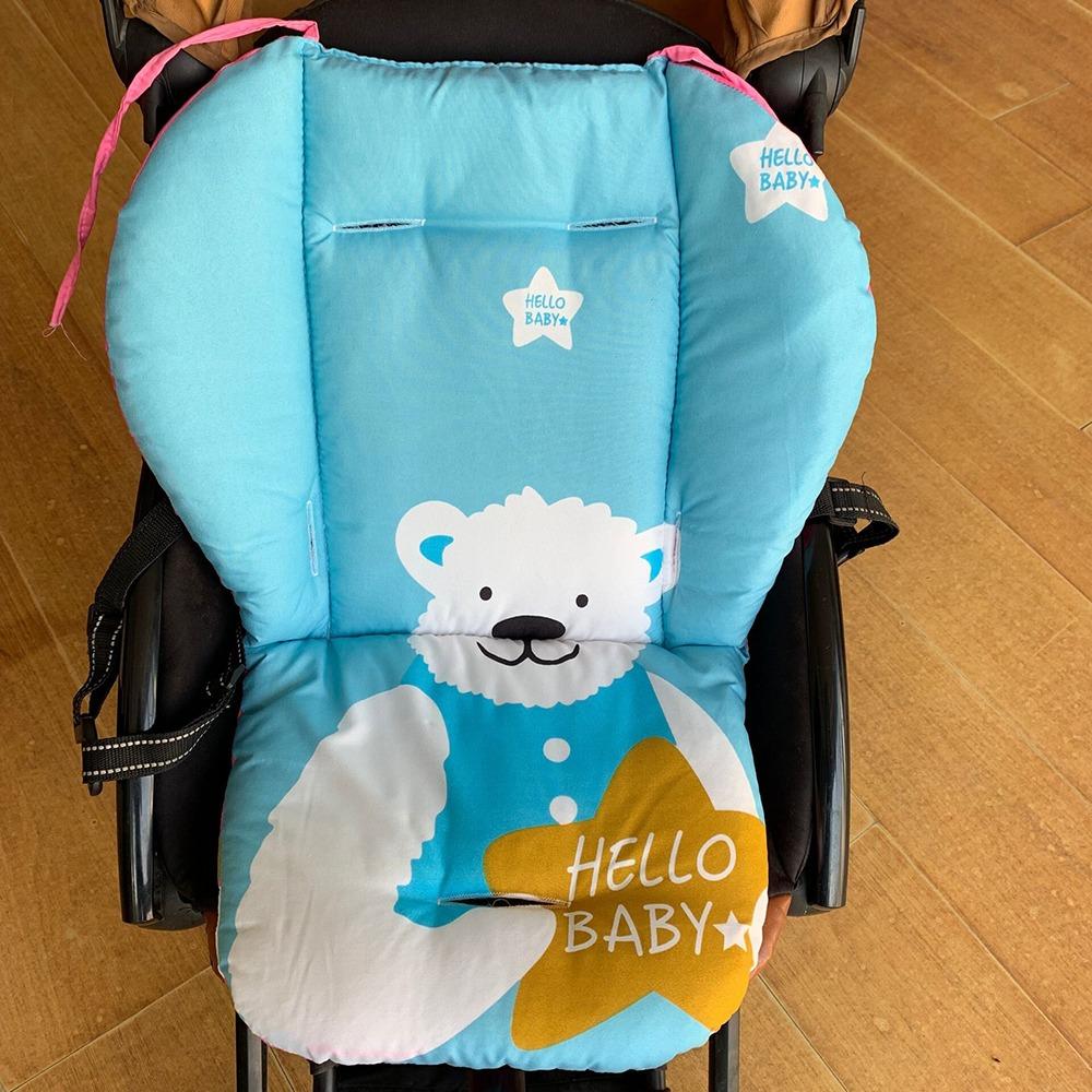 Universal Kids Cart Mat Cartoon Print Baby Dining Chair Pad Baby Stroller Accessories