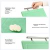 JD Original Cutting Board, Chopping Block for Home Use, Food-Grade PE [Larger And Thicker], White, 50*35*1.5cm