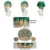 Dr Stone Ishigami Senkuu Cosplay Wig With Green Gradient Short Hair For Character Role Play