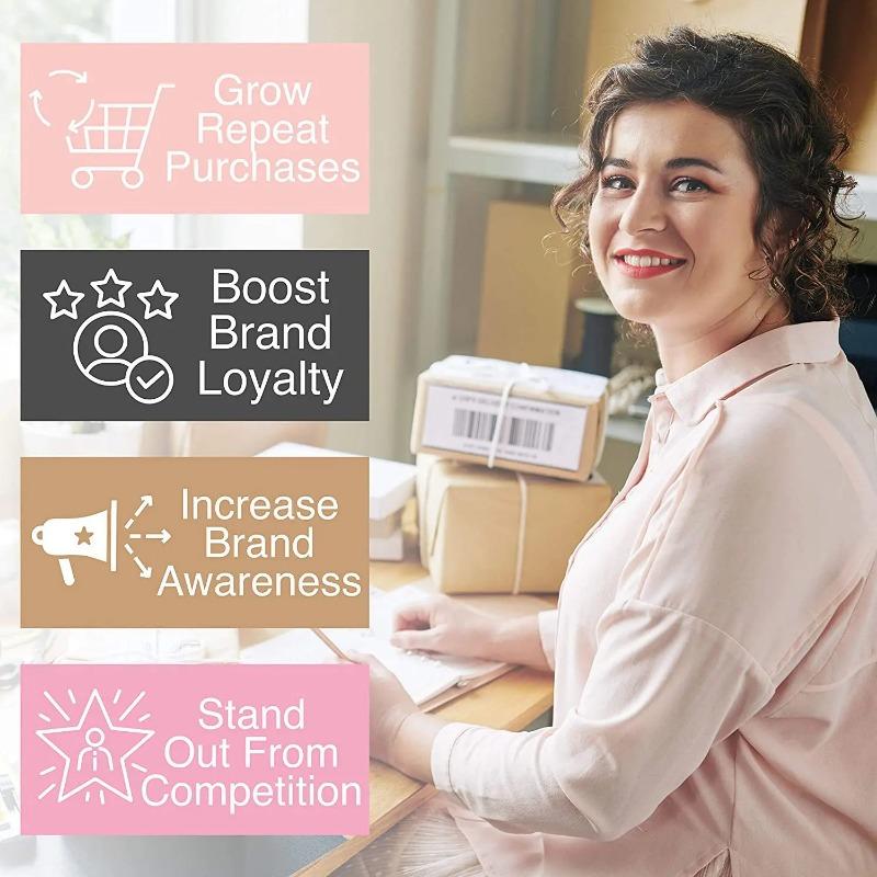 30/50 шт. Спасибо за ваш заказ. Черно-белые открытки для поддержки бизнеса. Поздравительная открытка для украшения небольшого магазина.