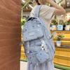Cartoon Print Student Schoolbag Women's Large Capacity Backpack