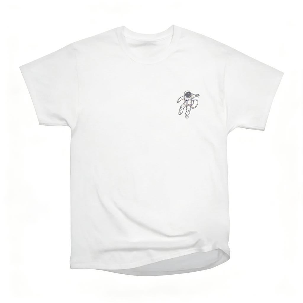 New Little Astronaut Lost in Deep Space Gravity Printed Tshirt for Unisex and Unisex Trendy Casual Top