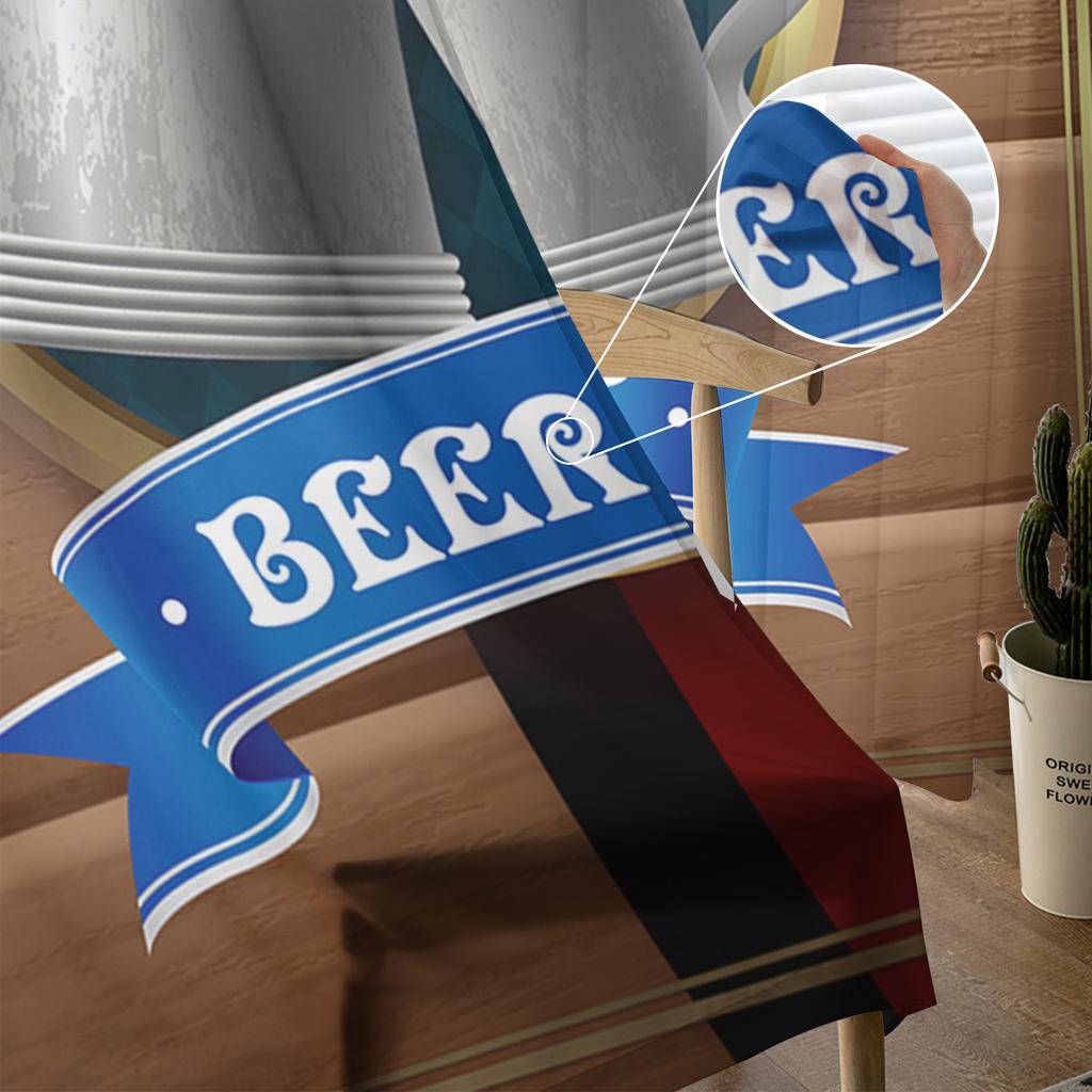 Октоберфест Древесина Пивные Прозрачные Шторы Для Гостиной Спальни Домашний Декор Кухни Тюль Для Окна Вуаль Шторы