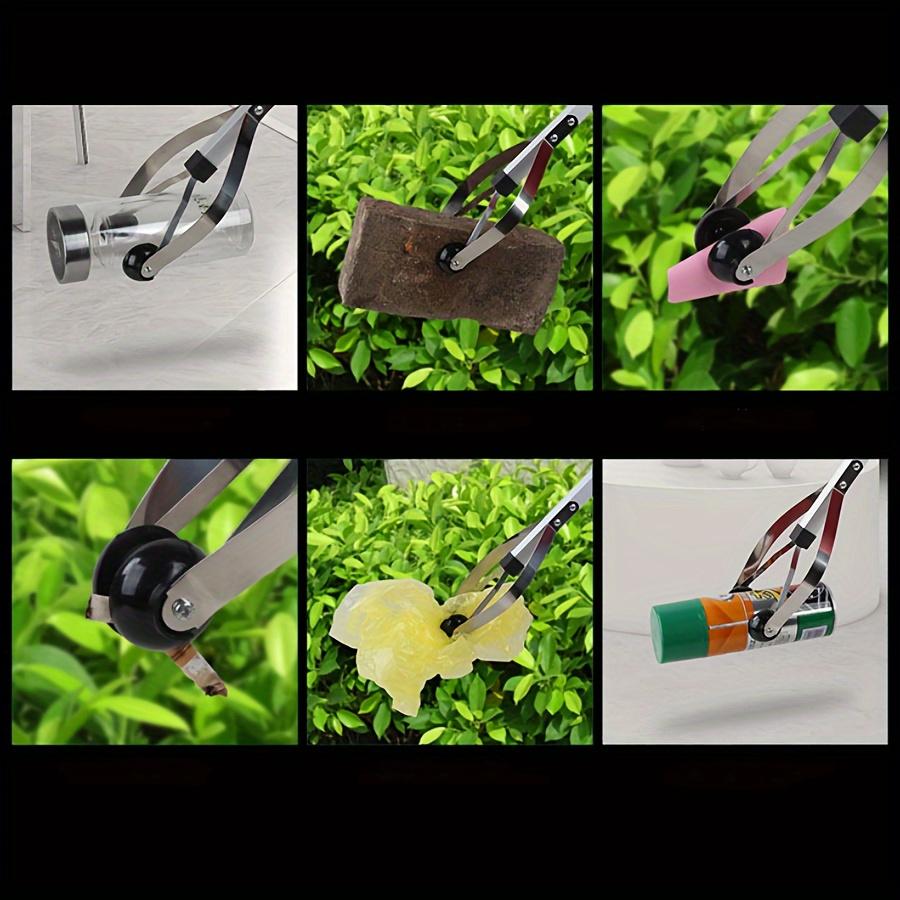 Дотягивающийся захват для инструмента зажим для мусора из алюминиевого сплава домашний портативный складной захват с длинной ручкой практичный