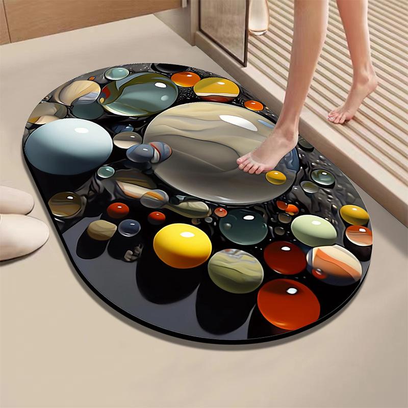 40x60см Диатомовая Грязь Быстросохнущий Впитывающий Нескользящий Коврик для Пола в Ванной