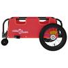 Bicycle Trailer Red Oxford Fabric and Iron