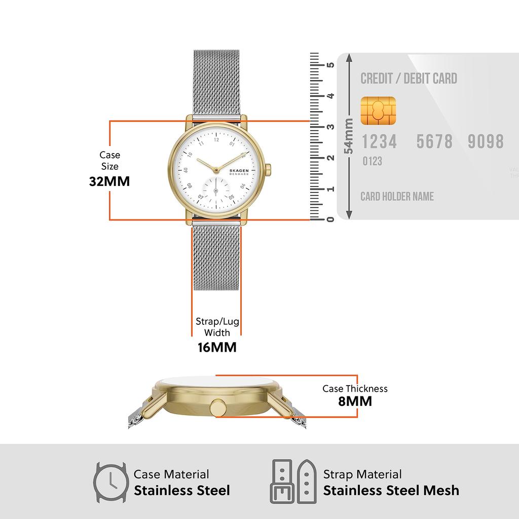 Watch KUPPEL LILLE SKW3101 Silver [Skagen] Women's