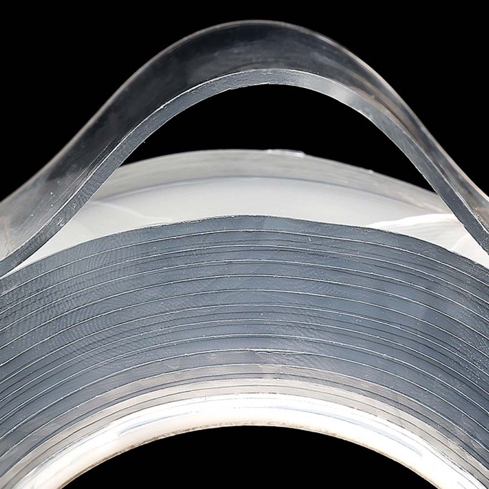 1/3/5M Double-sided Tape Transparent Nano Tape Reusable Washable Waterproof Tape Self Adhesive Tape Kitchen Bathroom Supplies Tapes