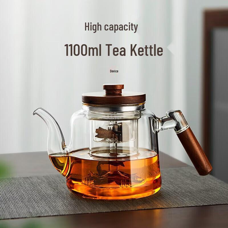 YIHUTEA Ручной стеклянный чайник с ситечком