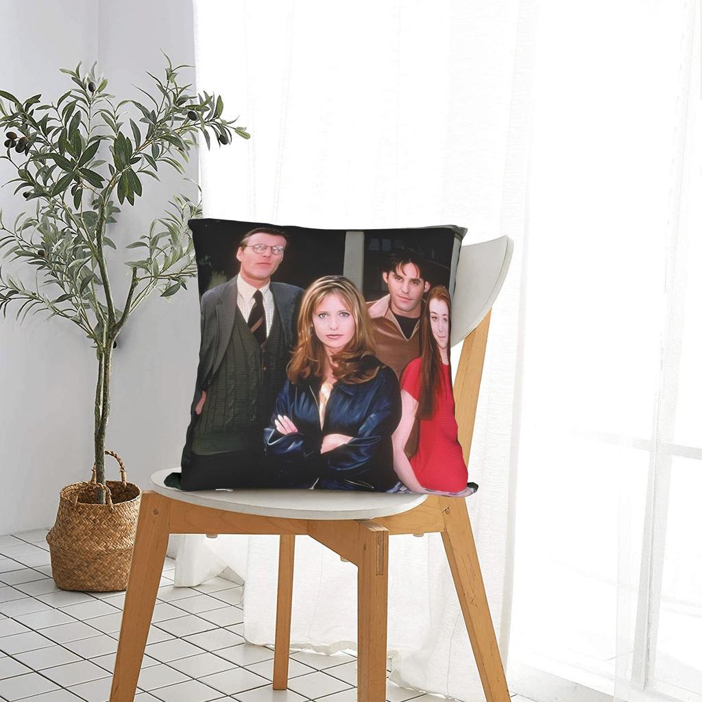Pillow Cover Buffys the V-Vampire Slayer Vintage Pillow Case For Chair Sofa Home Decor Pillowcases