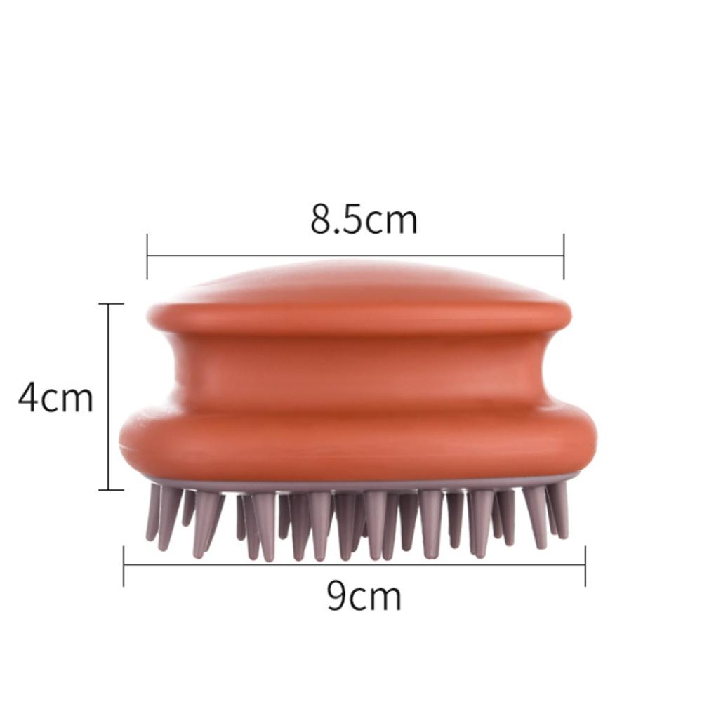 Расческа-головка Силиконовая щетка для мытья волос Легко моется Щетка для шампуня Новая массажная щетка