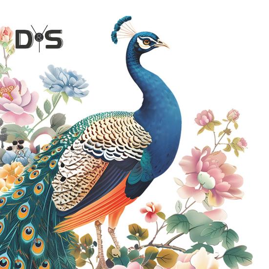 Павлин, пион, цветок, стикер для унитаза, съемный самоклеящийся, водостойкий, ПВХ, для гостиной, ванной комнаты, настенное искусство, украшение для крышки унитаза с животным цветком