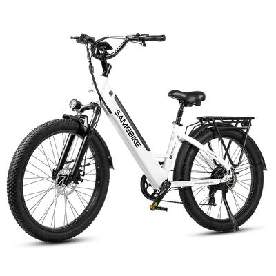 Электровелосипед SAMEBIKE RS-01 PLUS для взрослых, мотор 750 Вт, аккумулятор 48 В 14 Ач, 26-дюймовые широкие шины, электровелосипед для любой местности