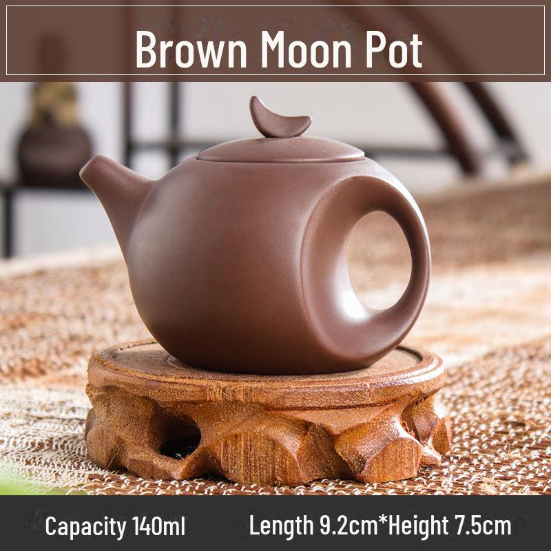 Коллекция чайников из фиолетовой глины: 72 модели, чайники Zhuni Xishi объемом 120–200 мл, идеально подходящие для утренних рынков