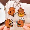 Cute Kapibara Bag Hanging Creative Capibara Pendant Lovely Capybara Keychain  Hanging Accessory