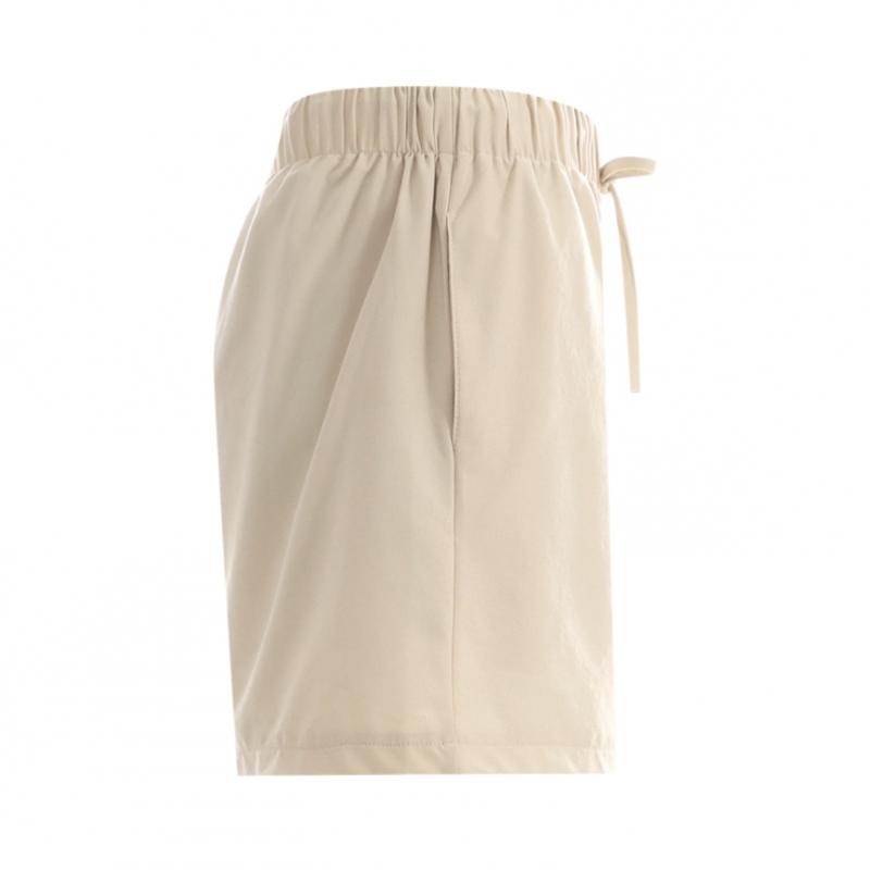 Shop Women Banding Span Short Pants Beige Pic Wpt 1535