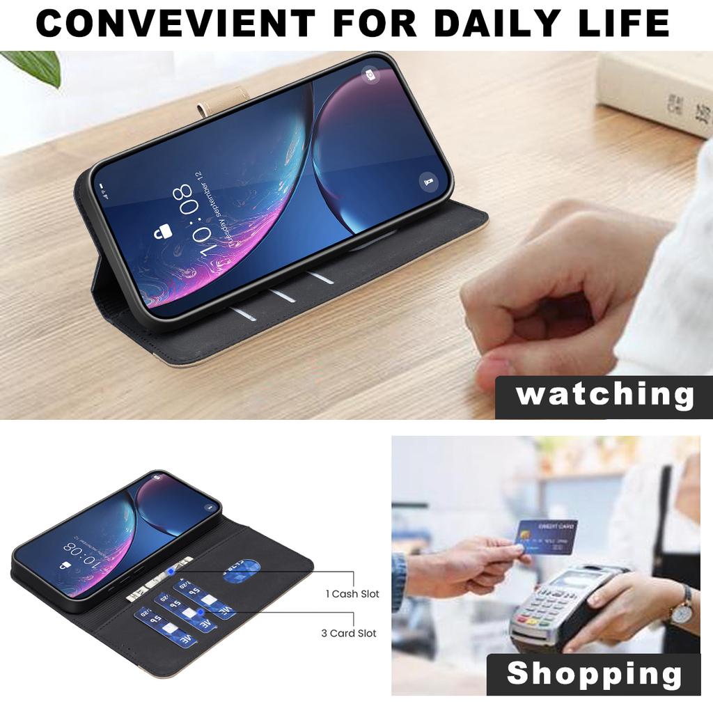 For Samsung Galaxy S25 FE Leather Case BINFEN COLOR BF36 Floral Pattern Phone Cover RFID Blocking Wallet Stand