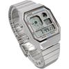 Casio CASIO Стандартные цифровые наручные часы с аналоговым дисплеем Серия Vintage A130WE-7A Унисекс Сре...