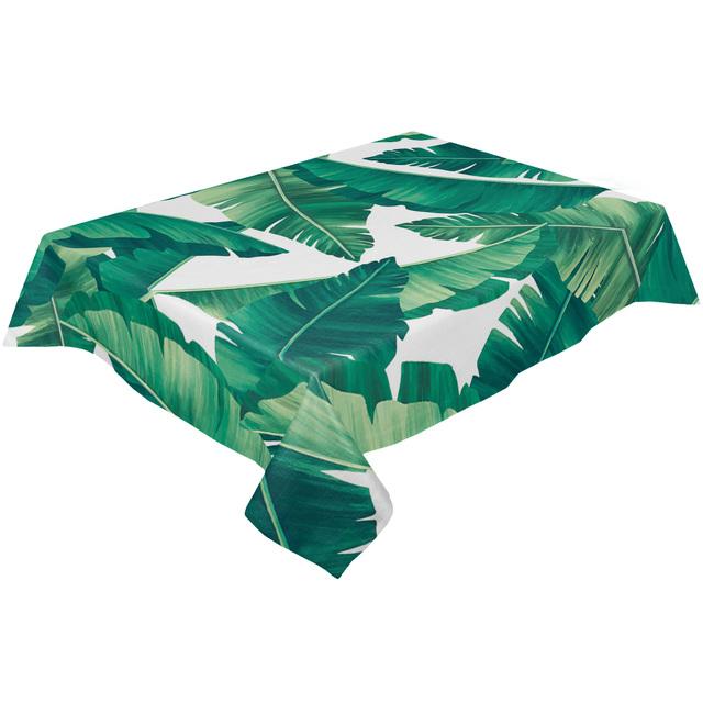 Банановые листья тропических растений водонепроницаемая скатерть свадебный декор дорожка для стола декор для кофе обеденный стол крышка