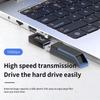 Адаптер-удлинитель USB 3.0 папа-мама под прямым углом 90 градусов, USB-коннектор, угловой адаптер с восходящим изгибом 10 Гбит/с для ноутбука, ПК, конвертер