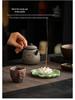 New Ceramic Lotus Incense Holder with Frog Ornament in Fresh Colors