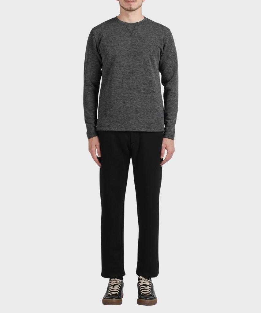 PANICALE Charcoal Logo Stitch Sweatshirt