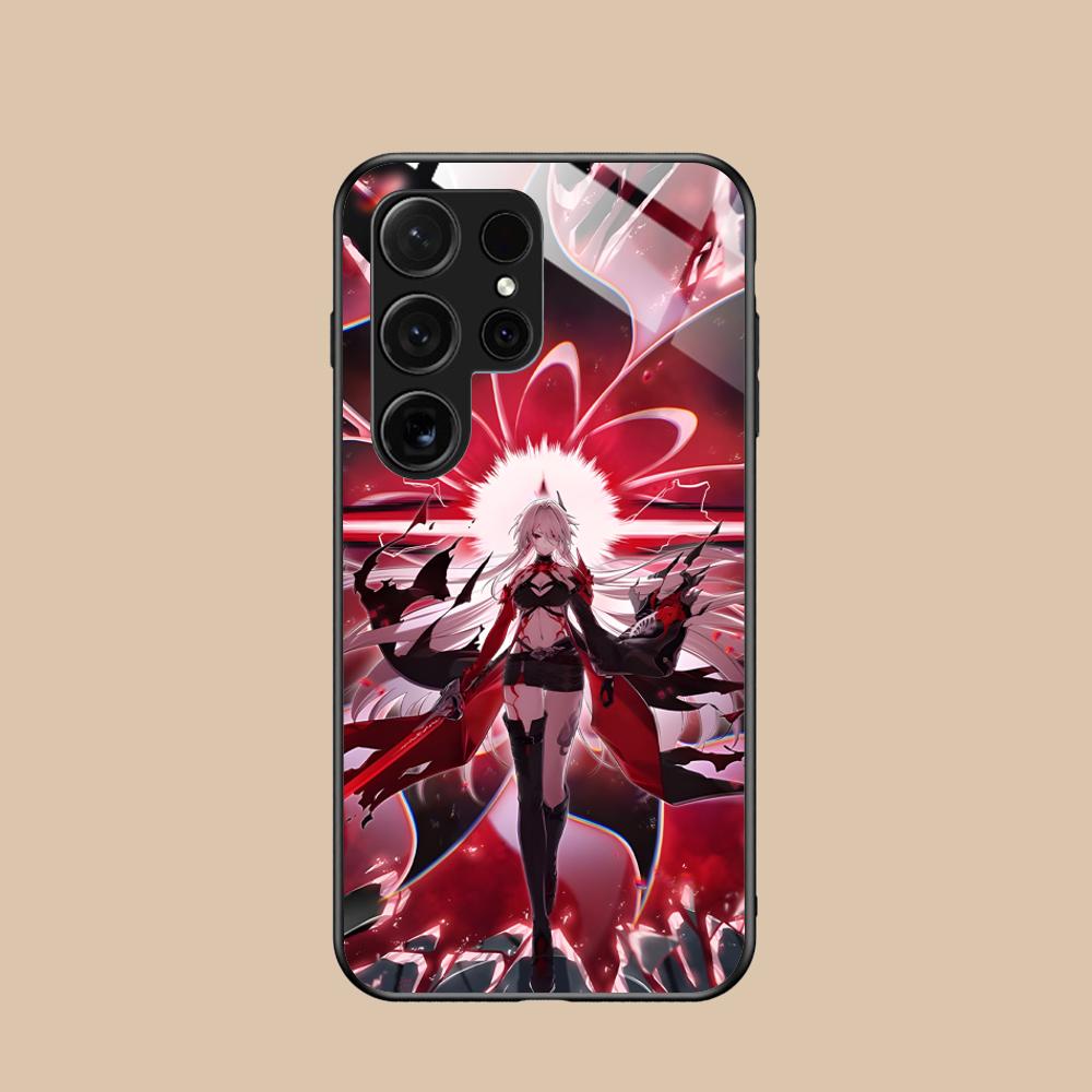 HSR Acheron Стеклянный чехол для мобильного телефона для Samsung Galaxy S26 S25 S24 S23 S22 S21 S20 Note20 Plus FE Ultra Цветная крышка