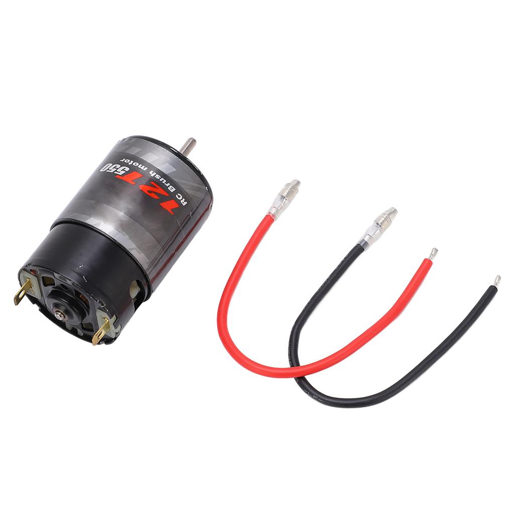 550 Brushed Motor with 320A Two Way Brushed Waterproof ESC Set for RC Rock Crawler Car