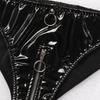 Women's Faux Leather Zipper Hot Pants Clubwear Dance Mini Booty Shorts