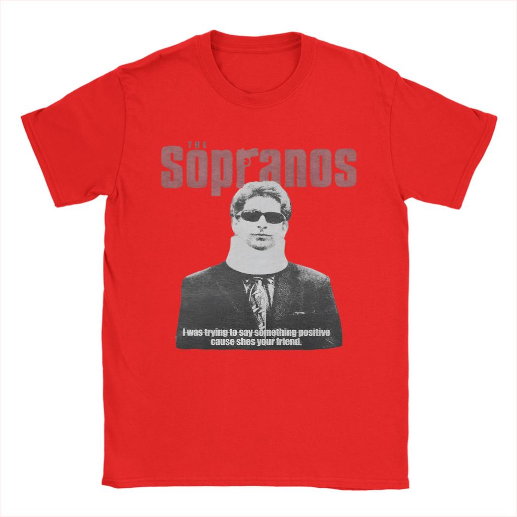 Смешная футболка The Sopranos Movie Унисекс Круглый вырез Чистый хлопок Короткий рукав Футболка Одежда больших размеров