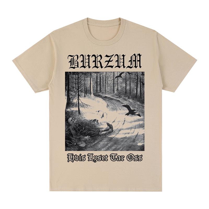Футболка Burzum Hvis Lyset Tar Oss Cool с круглым вырезом, хлопковая, мужская, новая, женская.