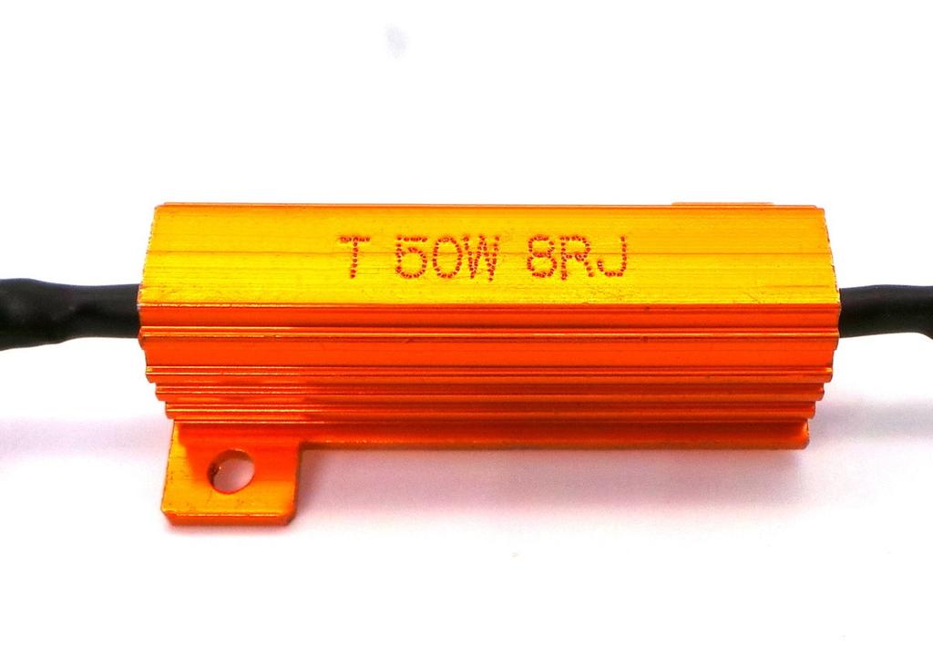 2pcs W21/5W Resistor - CAN Error Decoder 50W 8 Ohm 12V, Off-road