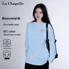 Женская футболка с длинным рукавом La Chapelle из чистого хлопка
