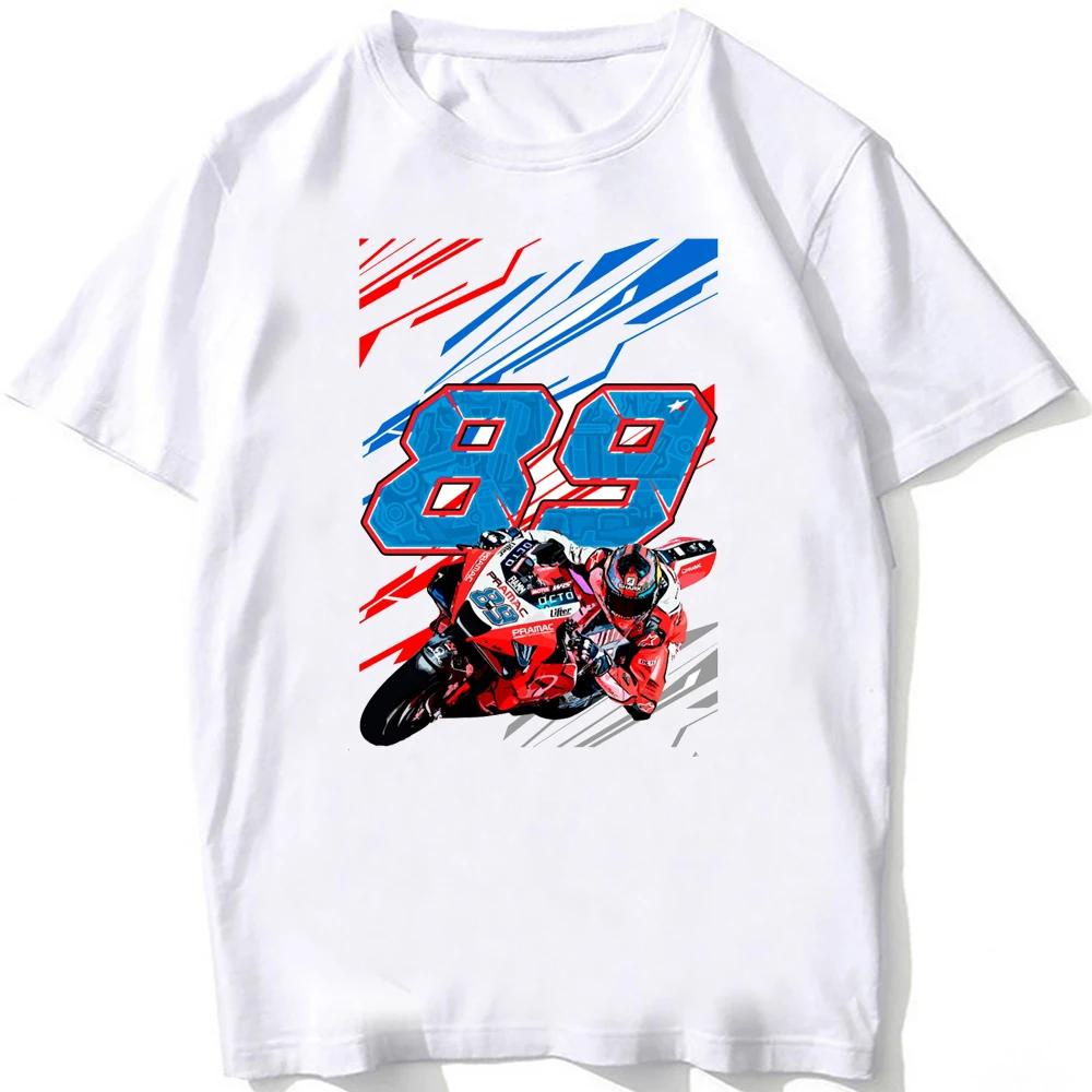Jorge Martinator 89 GP Race Ride Fans T-Shirt New Summer Men Short Sleeve Sport Boy Casual Tees Motorcycle Riding White Tops