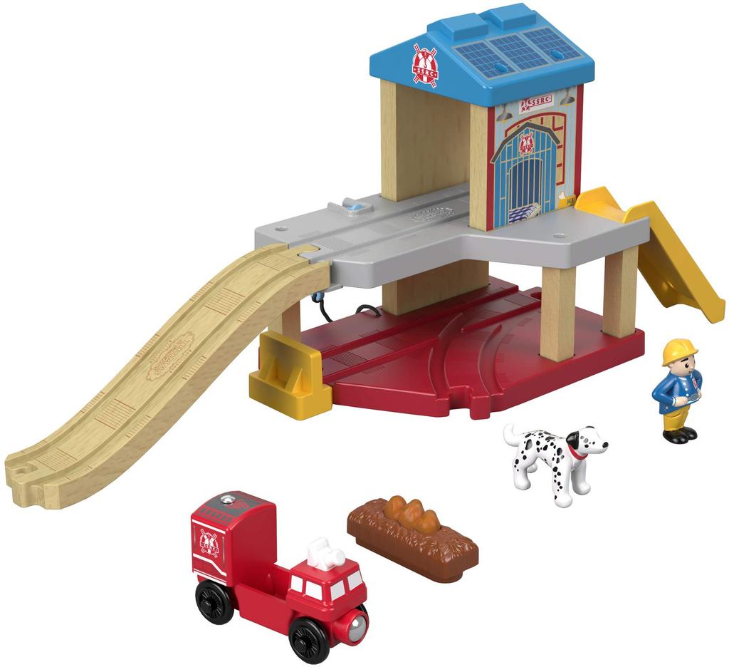 Thomas the Tank Engine Wooden Rail Series Firehouse FVD12