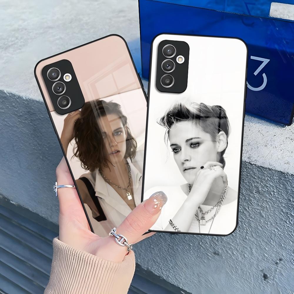 Потрясающая девушка Кристен Стюарт Чехол для телефона для Samsung Galaxy S26 S25 S24 S30 S21 S23 S20 S22 Fe Pro Edge Ultra Plus Стеклянный Чехол