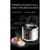 Portable Car Rice Cooker 2L Electric Truck Multi-Cooker Soup Porridge Cooking Food Steamer Electric Lunch Box 12V or 24V