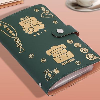 Кошелек-планнер из ПУ-кожи для экономии денег, портативный кошелек для хранения, бюджетный планер, сменные конверты для наличных, книга учета