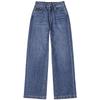Lee Women's Mid-Blue High-Waist Straight Leg Jeans