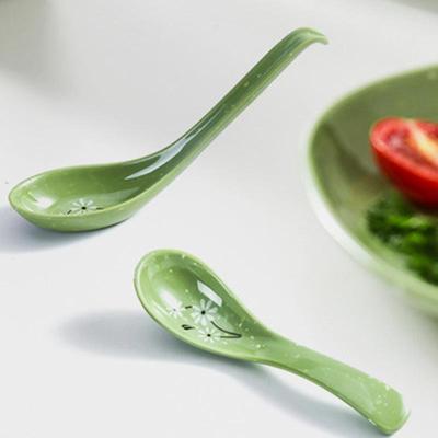 Набор ложек для лапши и супа из меламина с защитой от падения