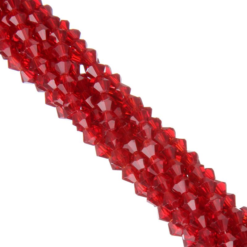 Простые модные 110 шт. свободные бусины для изготовления ювелирных изделий, биконусный браслет, ожерелье, хрустальная бусина 4 мм, сделай сам, для стороны AB, изысканные ювелирные изделия ручной работы