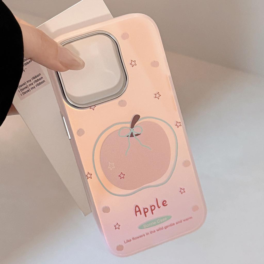 Laser IMD Suitable for IPhone15 Mobile Phone Case 16Pro Max Three Dimensional Powder Apple 11 Anti Fall Girl