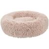 Лежанка для собаки - Пушистая - M Бежевый - Прямоугольная - Для дома - Средняя